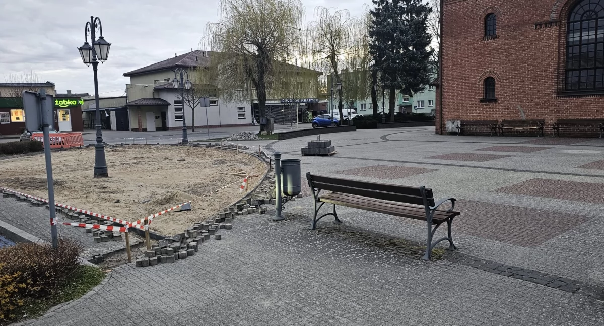 Ruszyły roboty związane rewitalizacją Rynku w Krajence