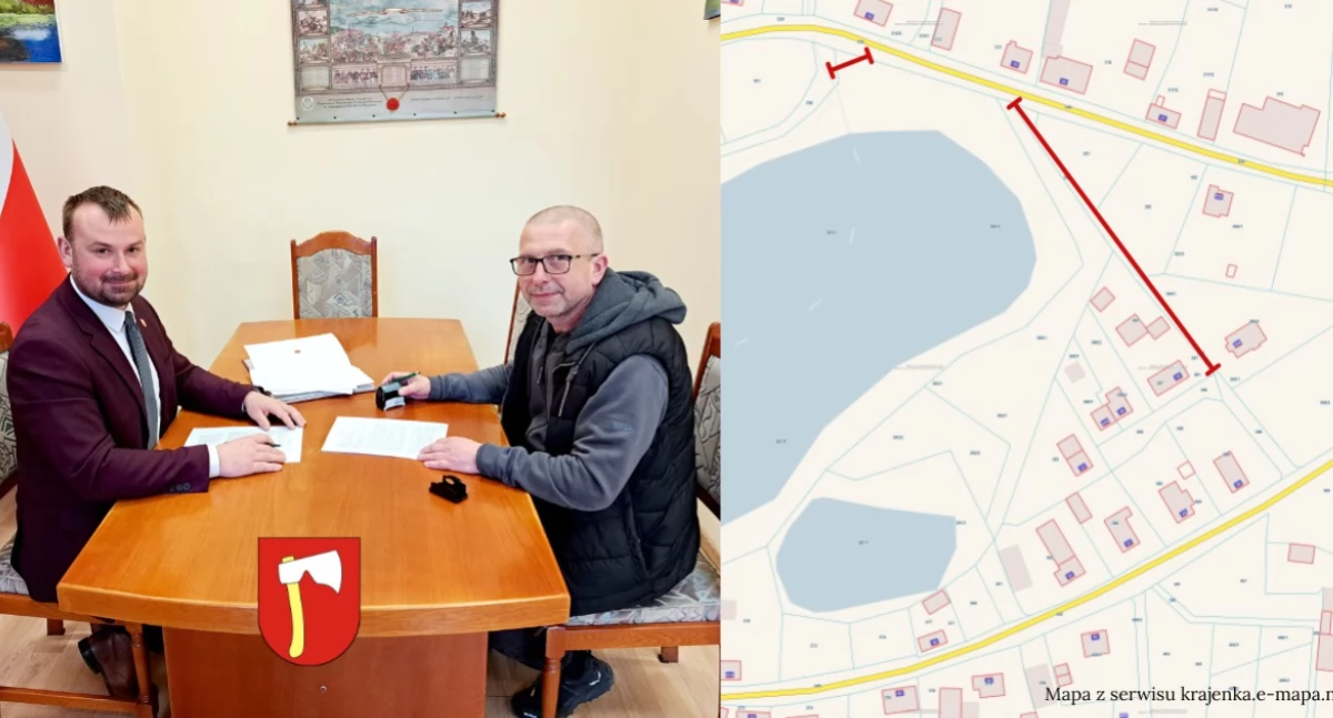 Głubczyn na właściwej drodze do chodnika