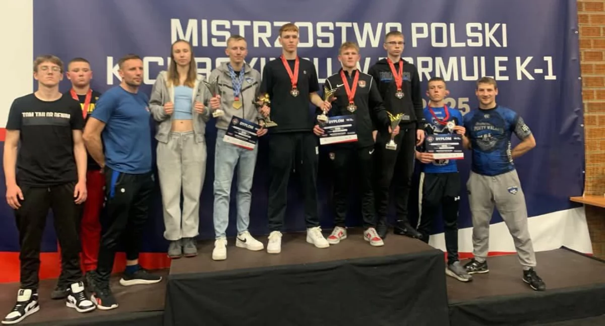 Zawodnicy ze Złotowa wracają z Mistrzostw Polski K1 z pełnymi rękami medali