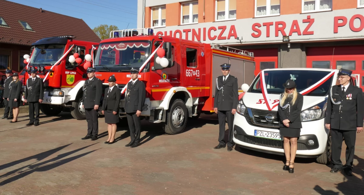 Nowe wozy dla strażaków. Gminny Dzień Strażaka w Lipce