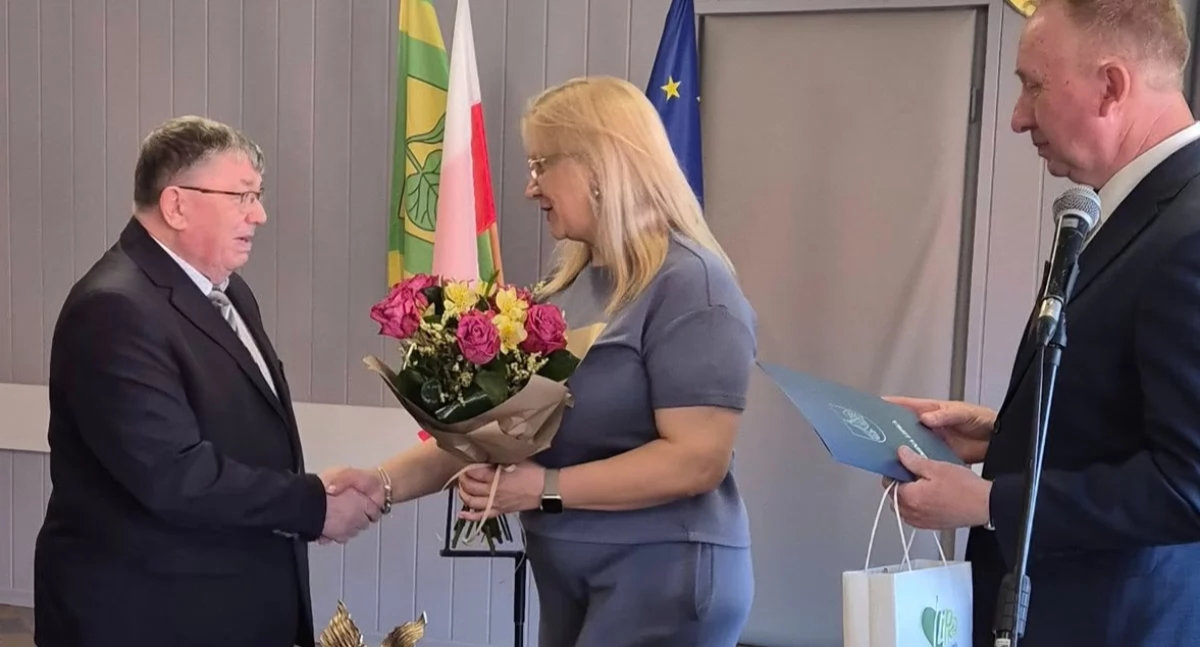 Druh Stanisław Gortat z nagrodą Marszałka Województwa Wielkopolskiego