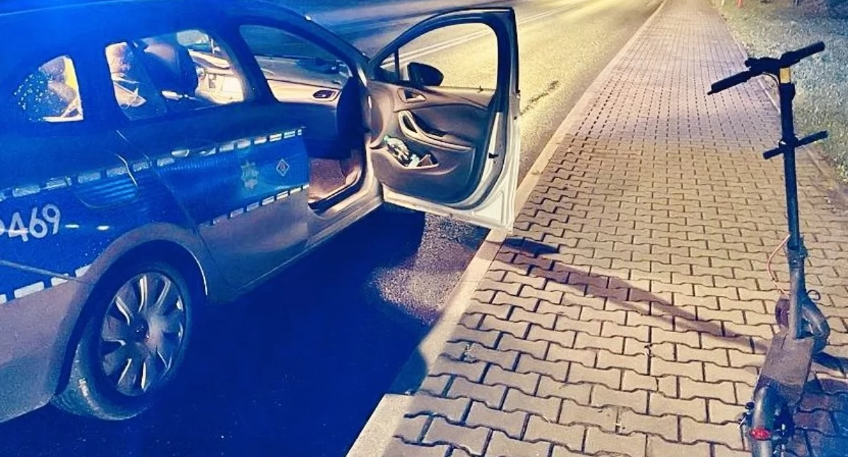 Z promilami na hulajnogach zatrzymani w Złotowie. Dużo zapłacą