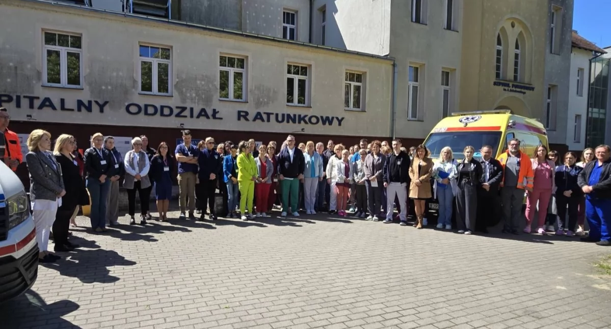 Hołd dla zamordowanego lekarza. Pracownicy szpitala przeciwko przemocy