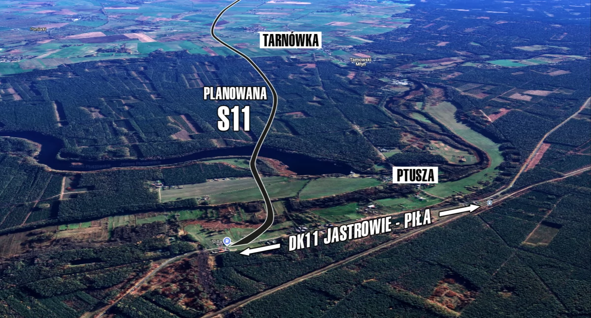 S11 jednak inaczej! Ekspresowa zmiana przebiegu drogi, czyli gmina Tarnówka przecięta na pół