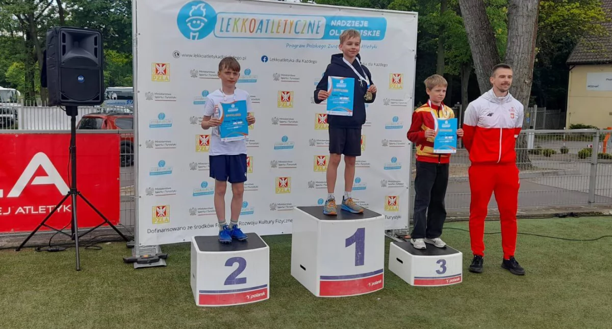 Błażej Siegmiller z SP nr 2 w Złotowie z awansem do finału „Lekkoatletycznych Nadziei Olimpijskich 2025”