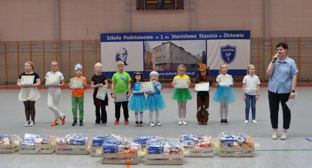 Szkolny Festiwal Tańca klas 1–3 w SP nr 1 w Złotowie