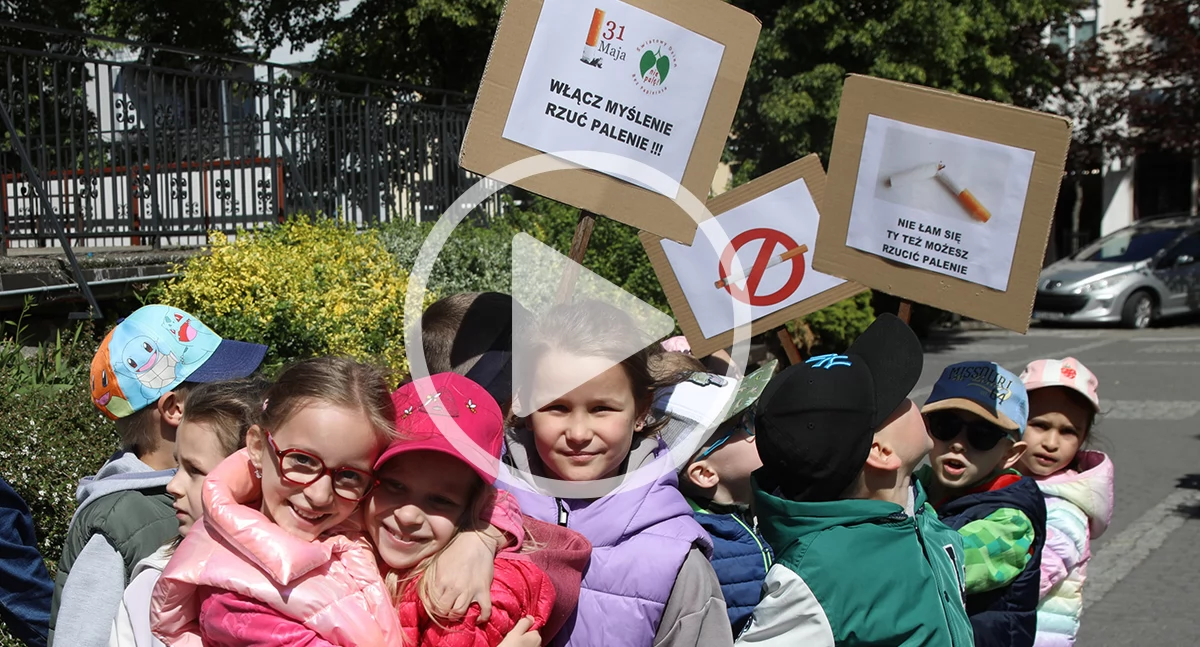 [SONDA] Przedszkolaki przeciwko paleniu papierosów. Marsz przeszedł ulicami miasta
