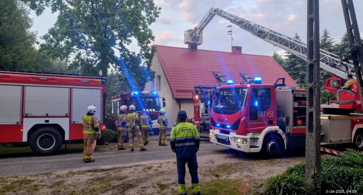 Nocna akcja ratunkowa w Kolonii Brzeźnica