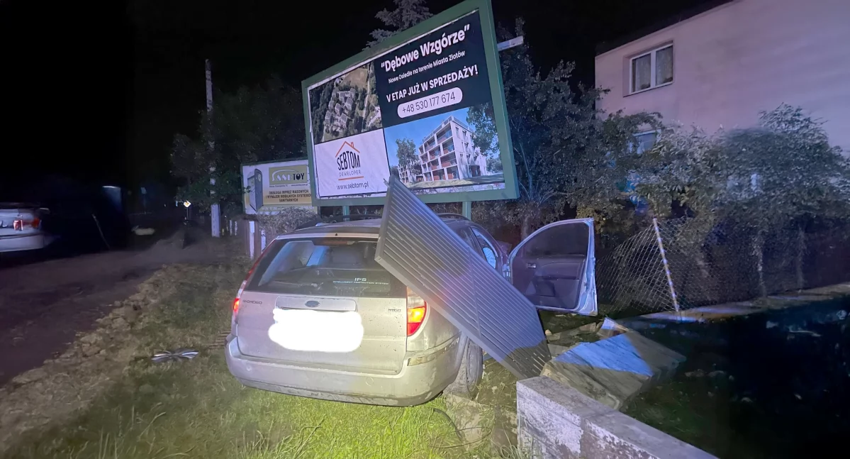 Nocny pościg i nietrzeźwy kierowca – finał nie był przypadkowy