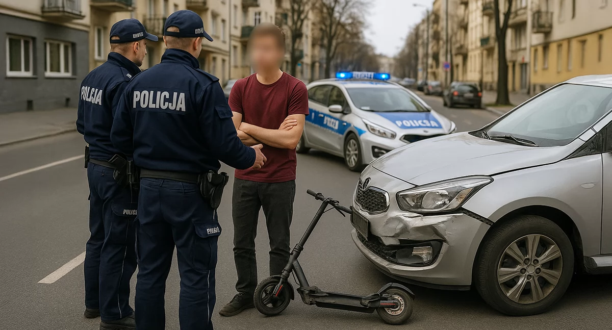 Jazda na skróty zakończona wypadkiem