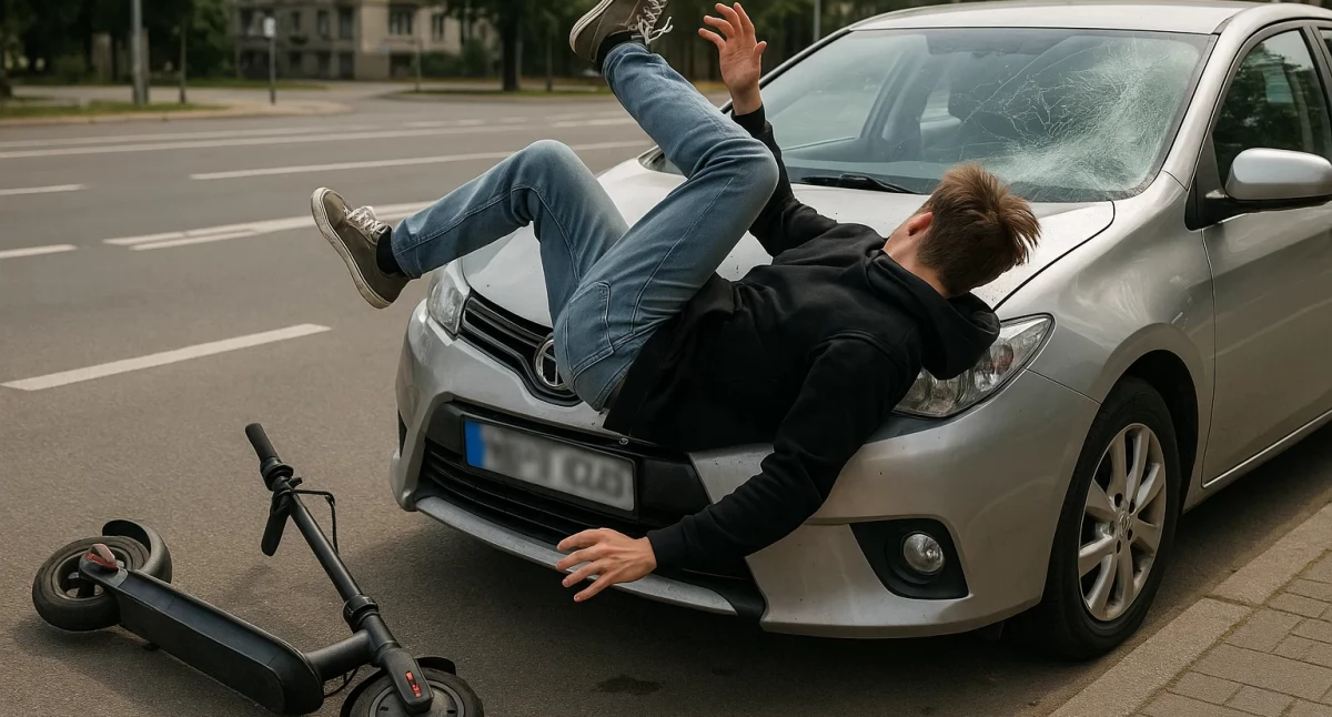 Kolizja na alei Piasta. Interweniowała policja