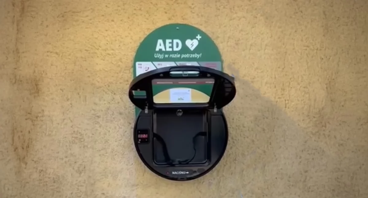 Defibrylatory AED dostępne dla mieszkańców