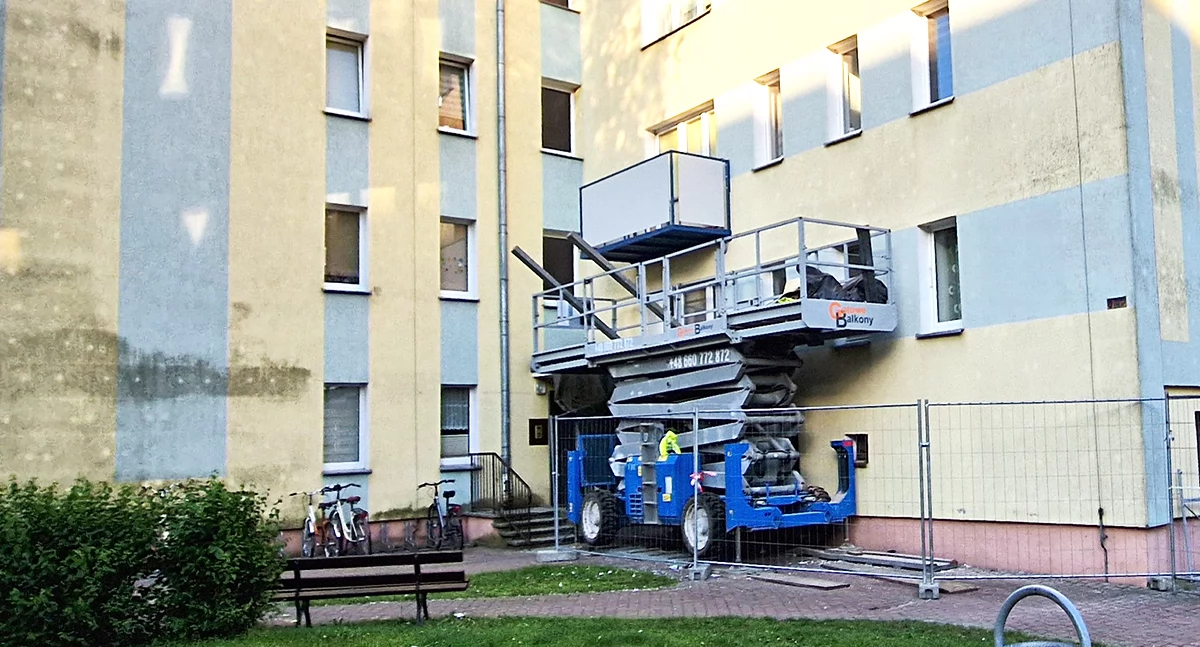 W MZGL–u też chcą balkonów. – Robią furorę – mówi Edmund Kabattek