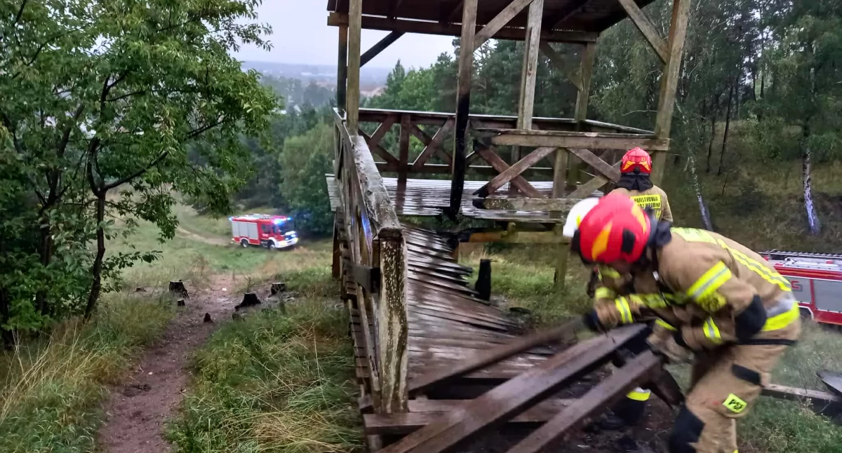 Jastrowie szuka podpalacza punktu widokowego. Oferują nagrodę