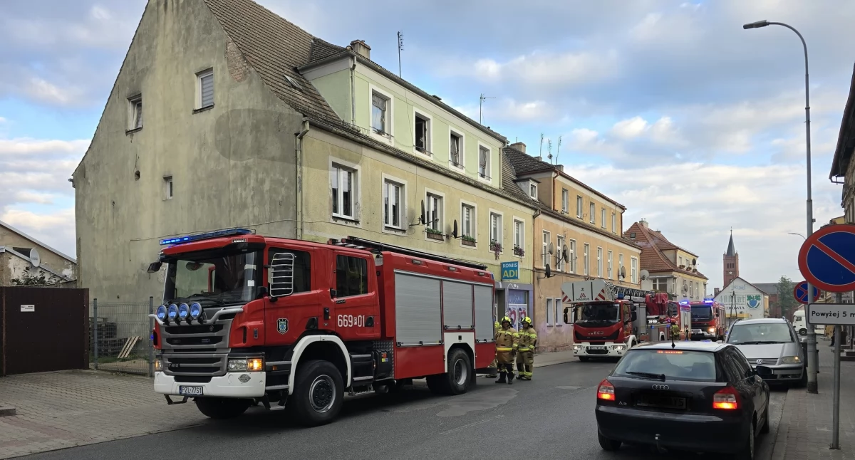 Pożar przewodu kominowego w Jastrowiu