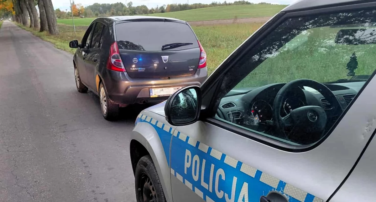 Kierowca wpadł podczas rutynowej kontroli w gminie Okonek