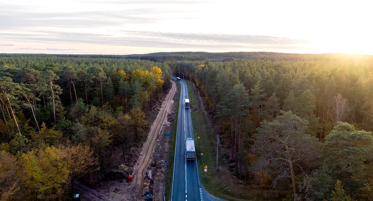 Takiej ścieżki rowerowej nie ma nigdzie w powiecie! DK22 w przebudowie
