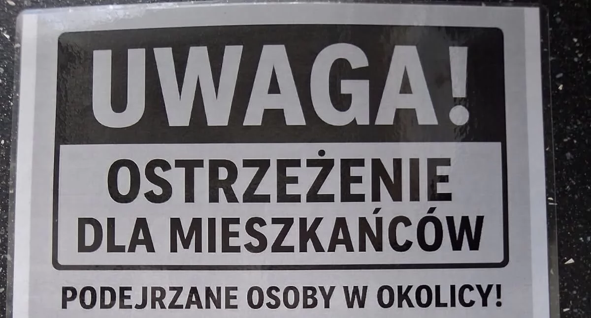 Tajemnicze znaki i „podejrzany mężczyzna” w Sławianowie