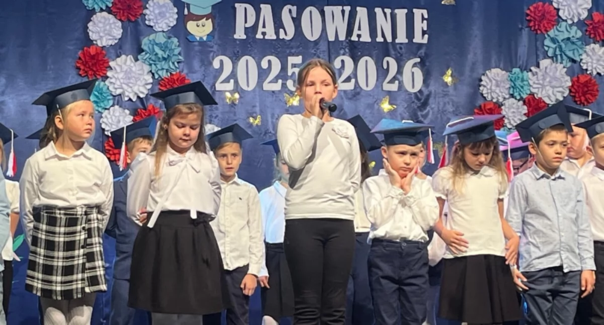  Pasowanie na ucznia w Szkole Podstawowej w Okonku