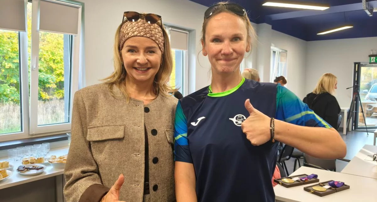 Mistrzyni Świata w Frame Running odwiedziła Fundacje Złotowiankę