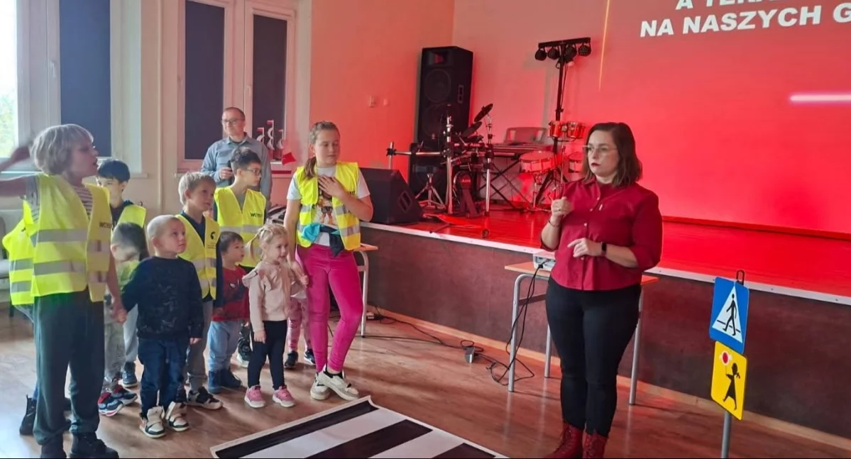 Przedszkolaki z Jastrowia bezpieczne na drodze 