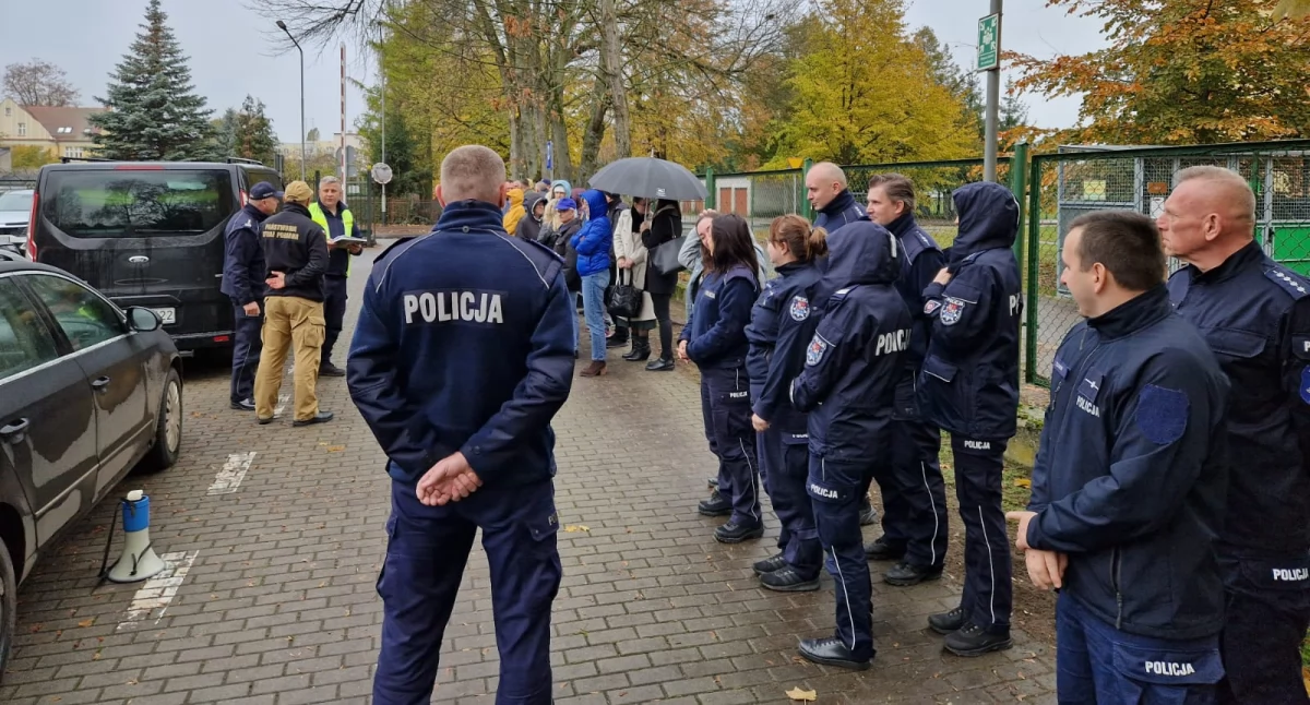Zagrożenie pożarem na komendzie w Złotowie?