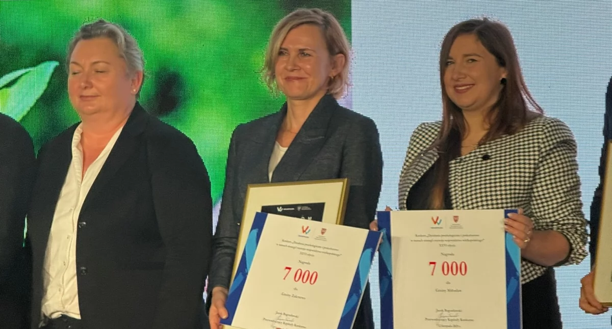Gmina Zakrzewo z nagrodą za działania proekologiczne