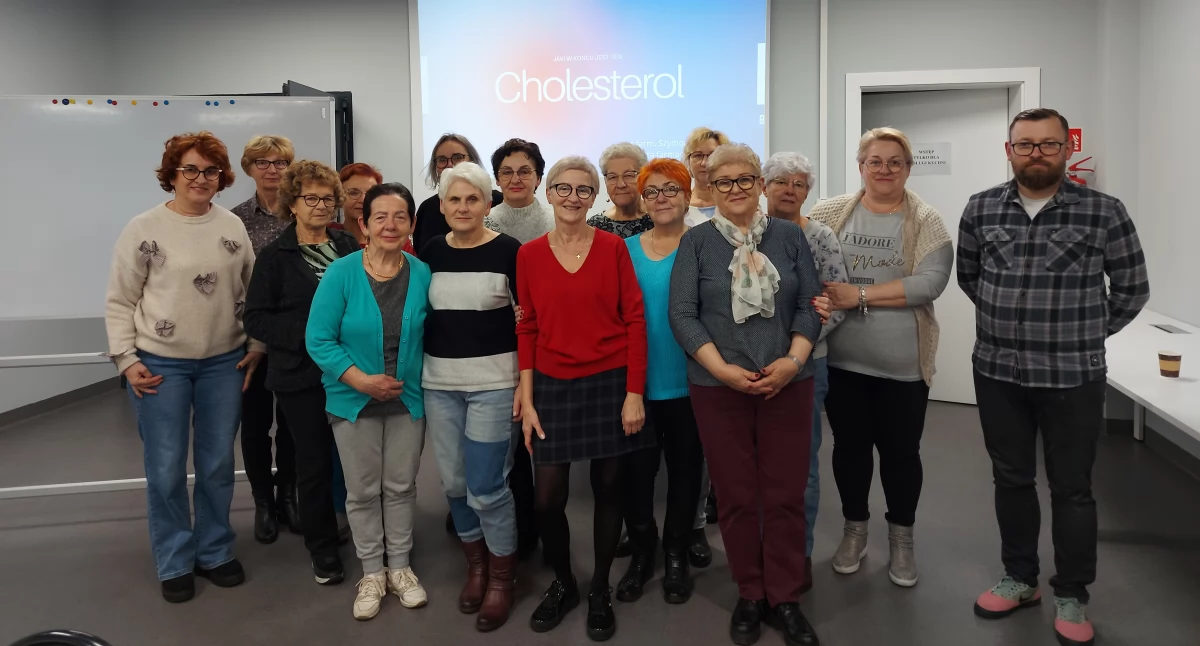 Cholesterol tematem kolejnych zajęć w projekcie „Senior świadomy, aktywny, z pasją