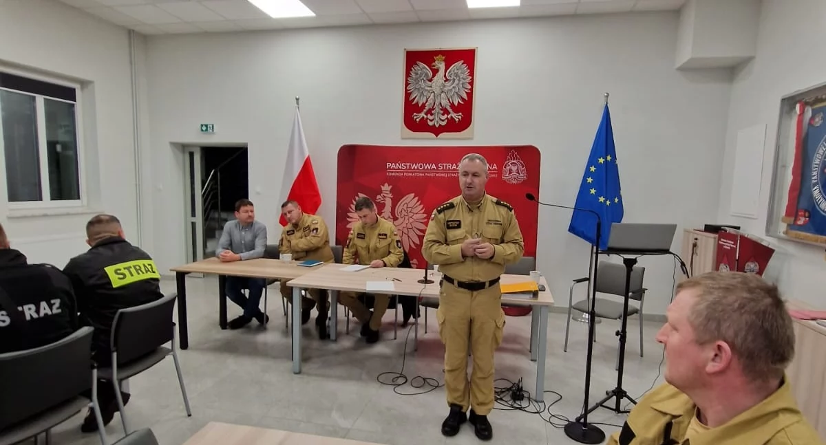 Rozmowy o bezpieczeństwie i współpracy. Strażacy spotkali się w Złotowie
