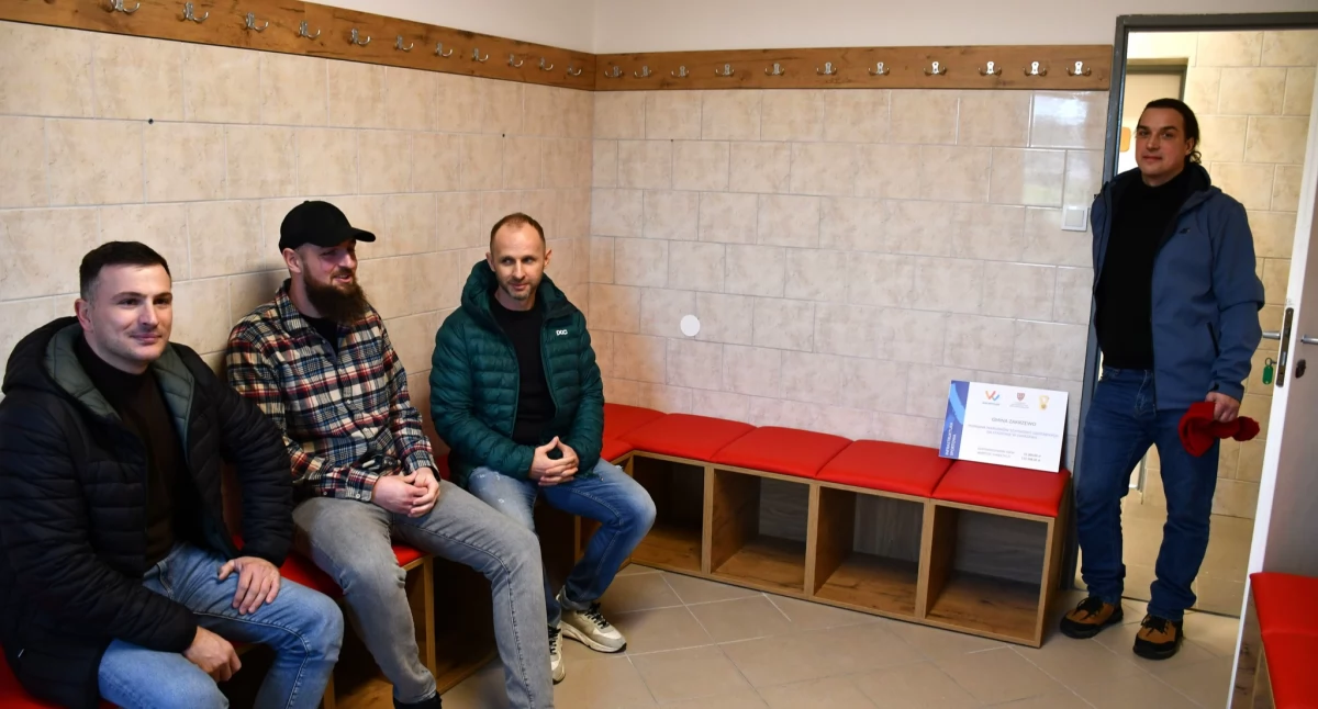 Zakończono remont szatni sportowej w Zakrzewie
