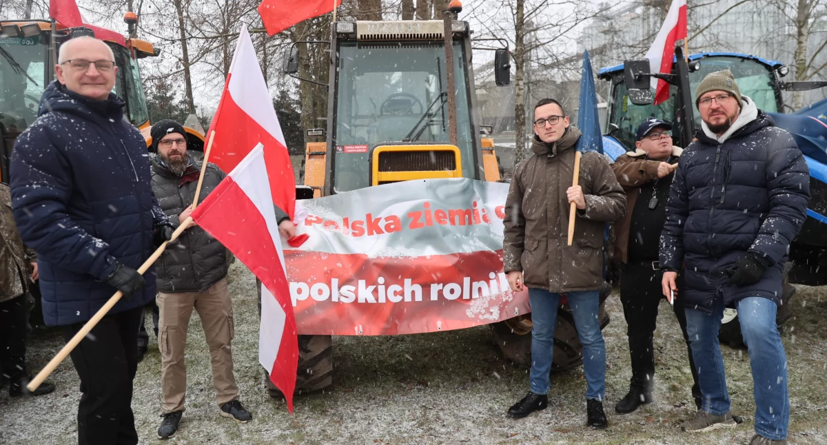 Rolnicy protestowali na drogach powiatu złotowskiego