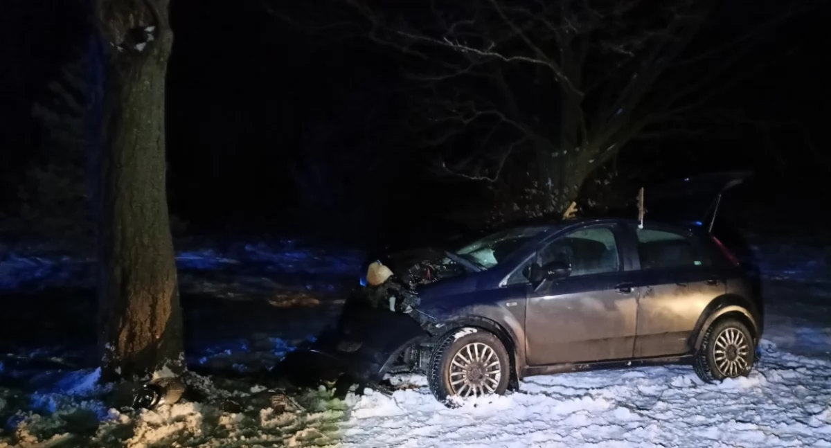 Wypadek na drodze wojewódzkiej Rudna–Lipka