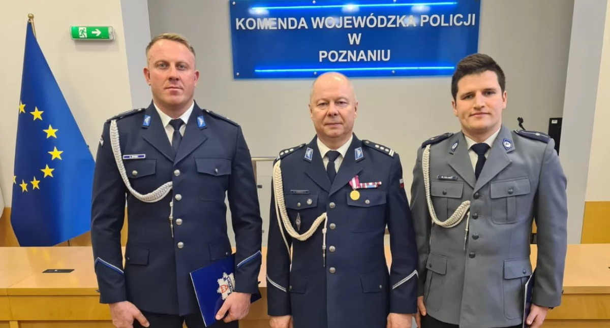 Policjanci z Krajenki i Zakrzewa wyróżnieni w Poznaniu! 
