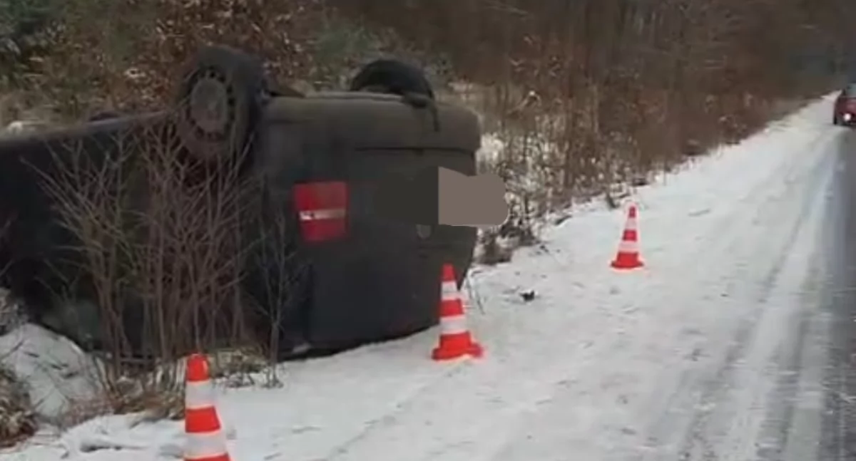 Dachowanie na trasie Czajcze – Buntowo
