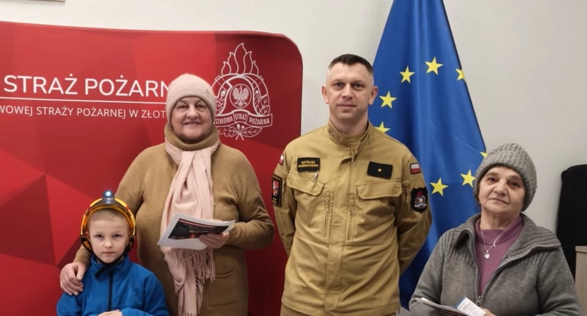 Czad i dym wciąż groźne.  Złotów w ogólnopolskiej akcji strażaków