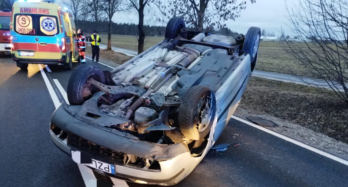 19-letni kierowca sprawcą kolizji