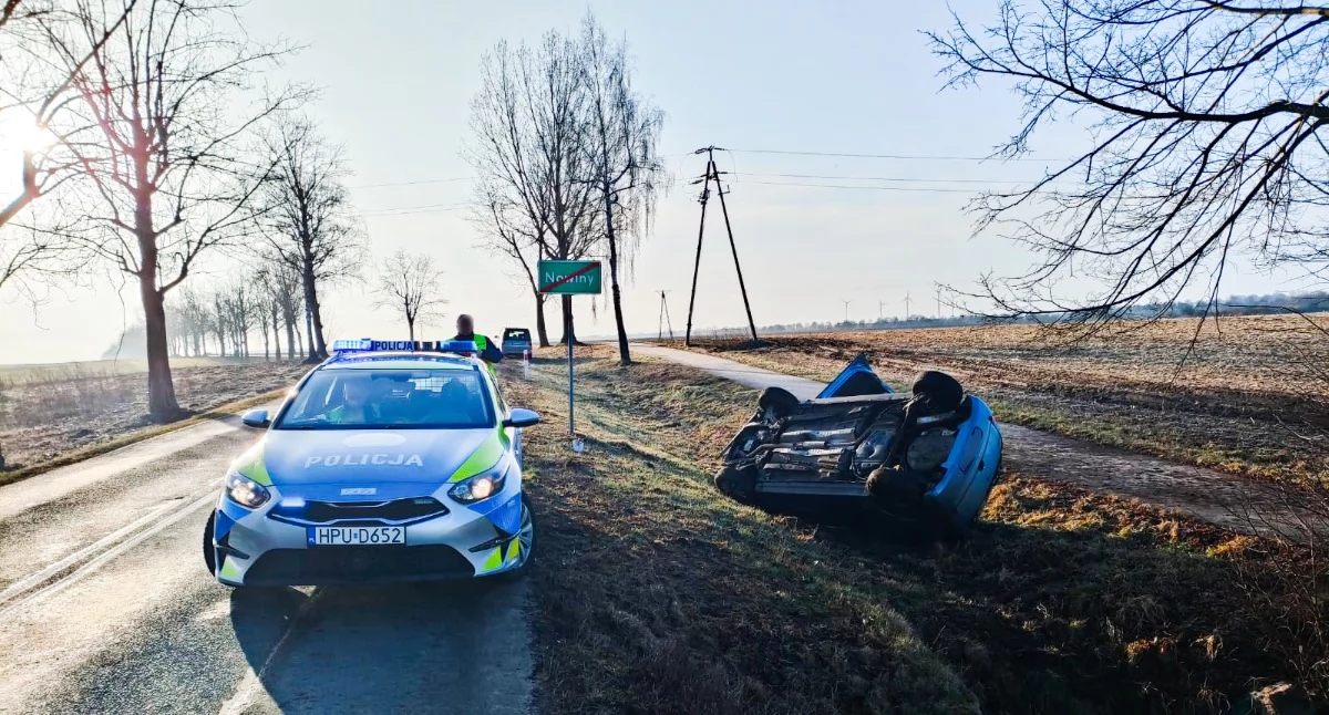 [WIDEO] 26-latka dachowała na trasie Nowiny – Złotów