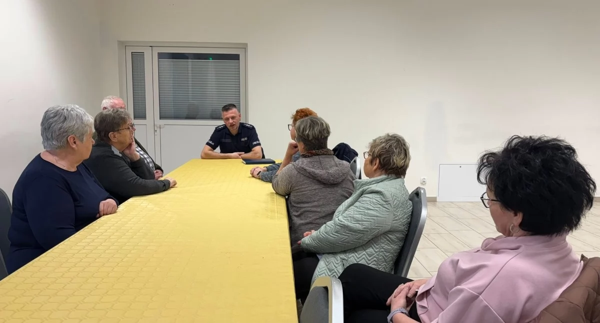 Dzielnicowy spotkał się z mieszkańcami 
