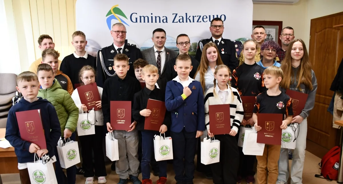 Najlepsi młodzi znawcy pożarnictwa wyłonieni w Zakrzewie