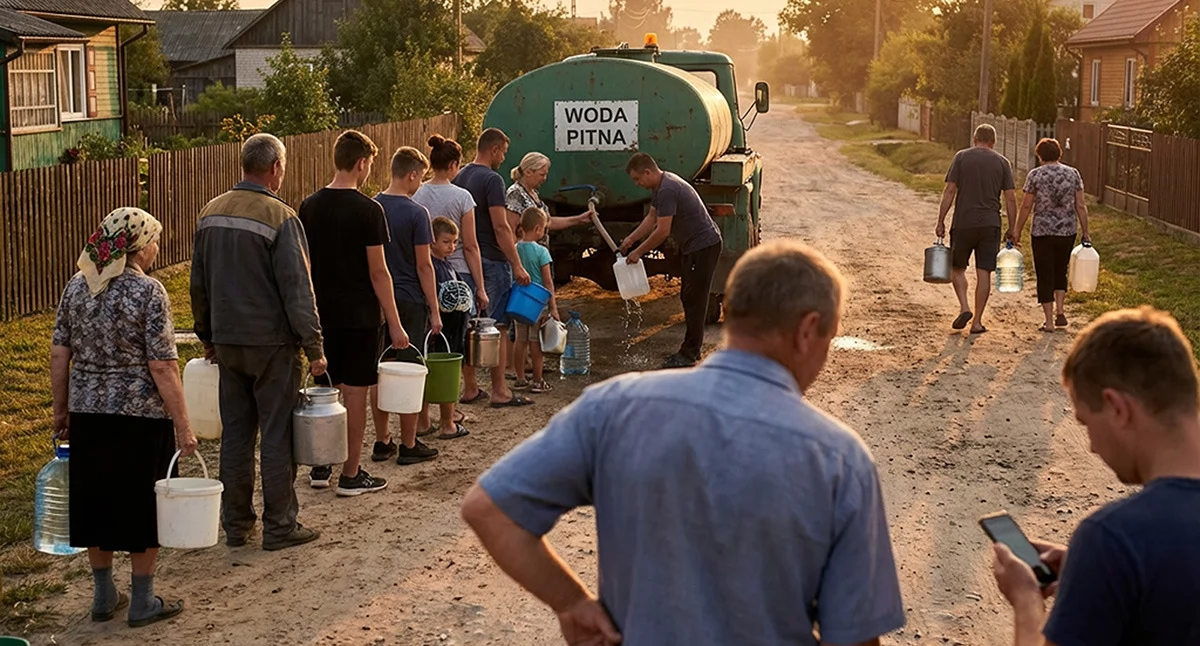 Bakterie coli w wodzie sparaliżowały kilka wsi!