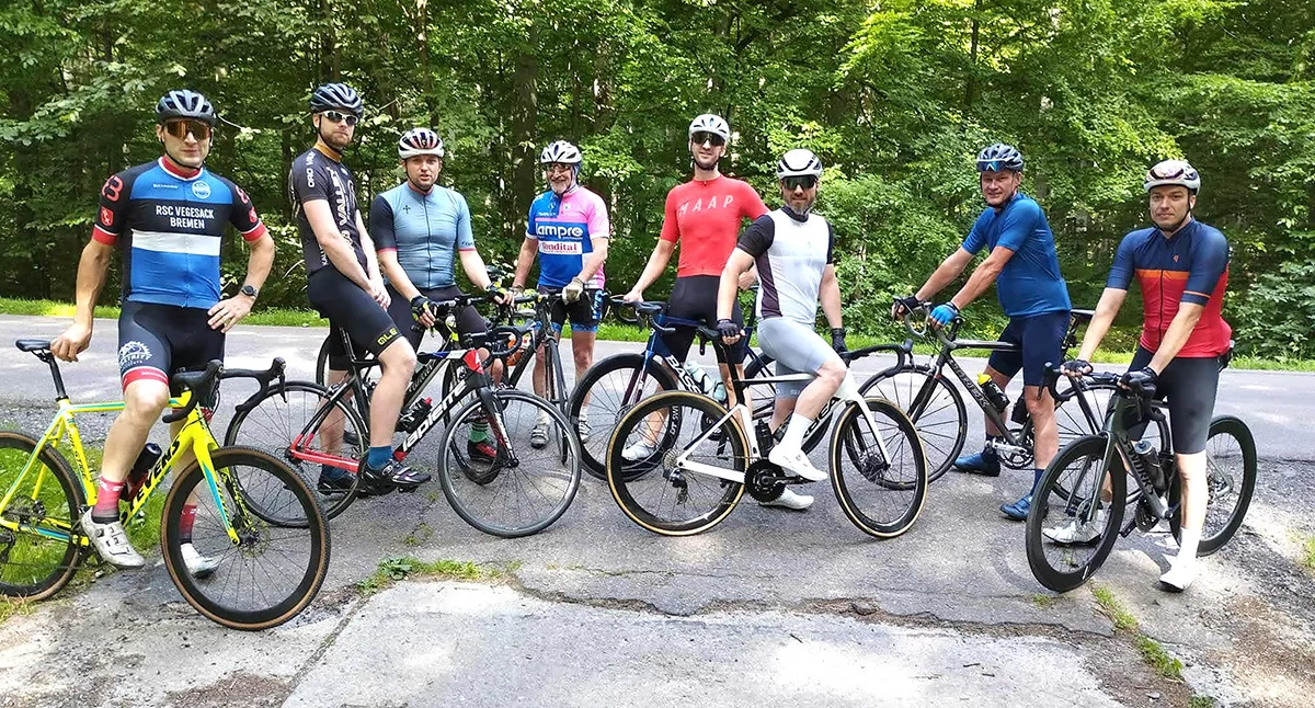 Złotowianin zbudował rower i kręci 500 km tygodniowo!