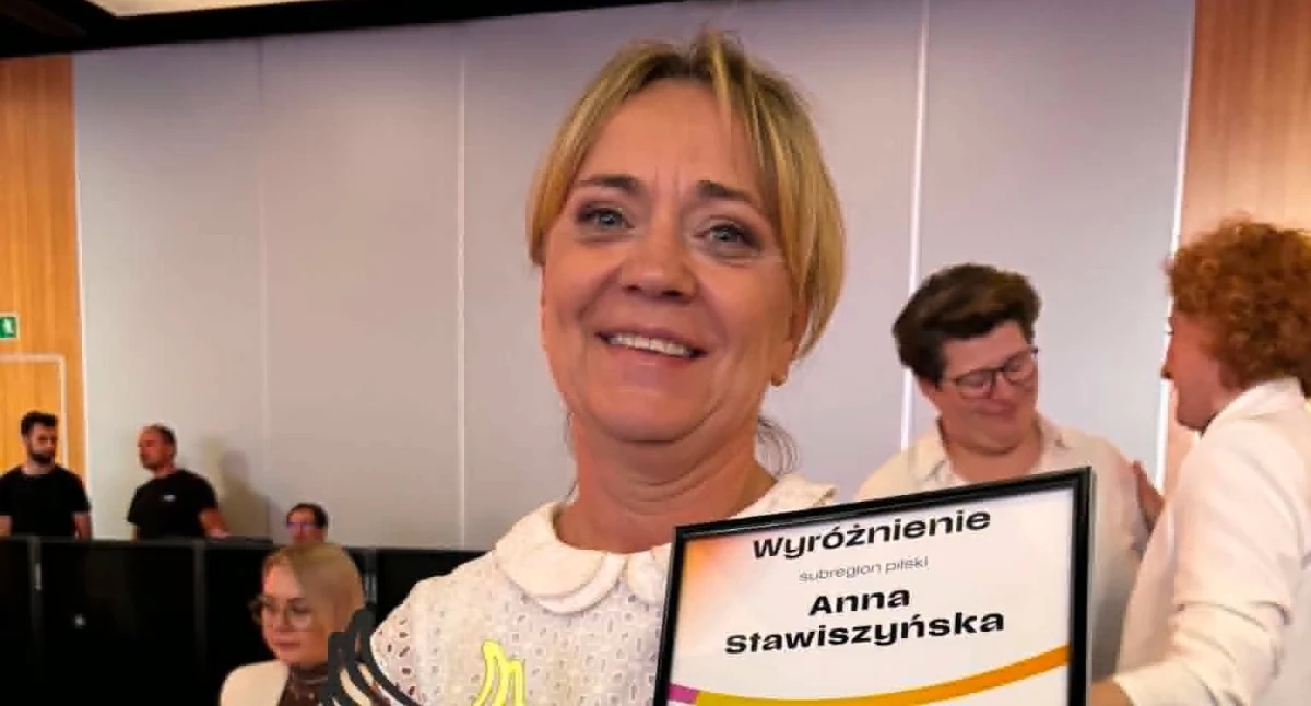 Anna Stawiszyńska z wyróżnieniem w konkursie „Edukator – Ambasador Rozwoju”