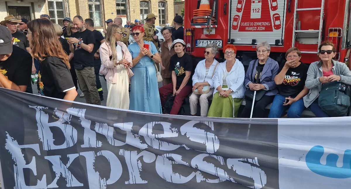 Blues Express, w drodze do Zakrzewa, zatrzymał się w Złotowie