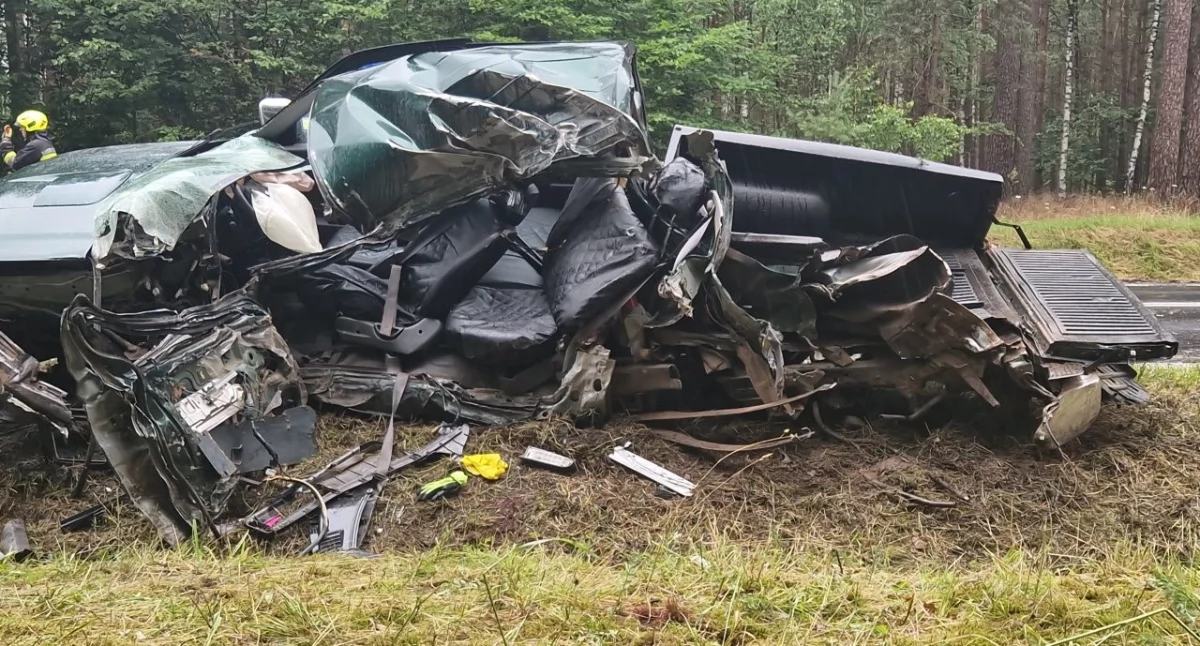 [WIDEO] Kolejna śmiertelna tragedia na DK11. Nie żyje 48-letnia kobieta