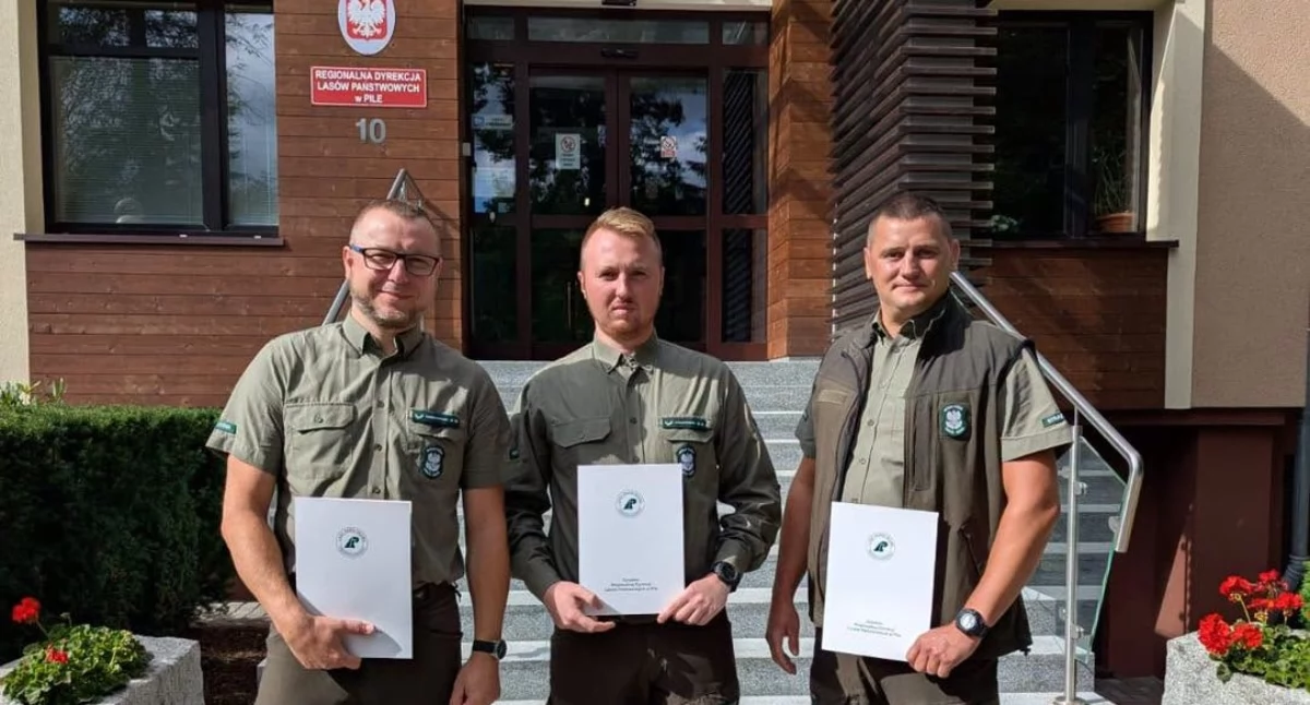 Łukasz Paprocki z Nadleśnictwa Lipka mistrzem Polski Straży Leśnej