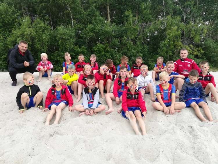 Akademia Piłkarska Sparty Złotów na obozie sportowym w Ustce