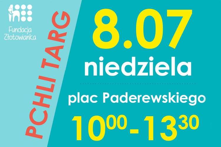 Pchli targ w niedzielę 8 lipca. Przyjdź. Zrób zakupy. Pomóż Podopiecznym