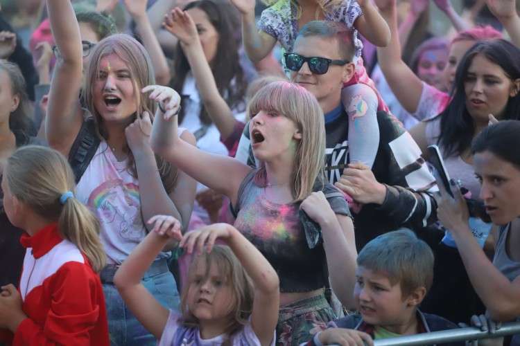 Festiwal kolorów podczas Euro Eco Festiwal 2018 w Złotowie