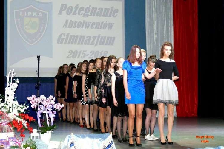 Pożegnanie gimnazjalistów w Lipce