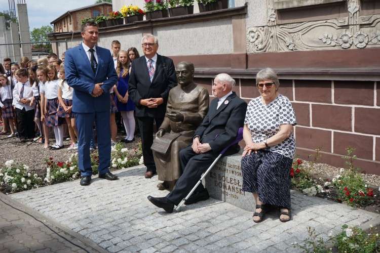 Odsłonięcie pomnika Ks. Patrona Bolesława Domańskiego w Złotowie